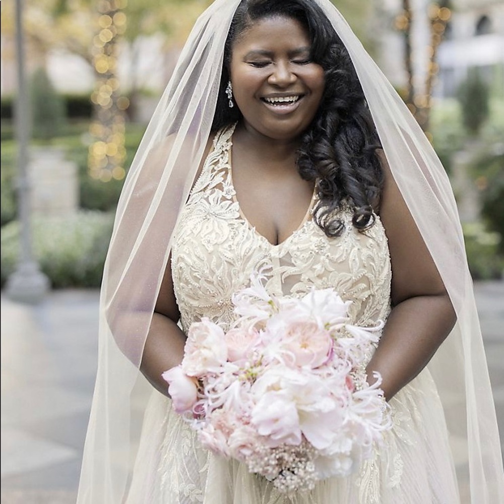 Gorgeous Galina Signature Wedding Dress, Plus Size